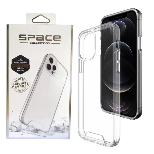 Space clear hard case for Samsung A33.