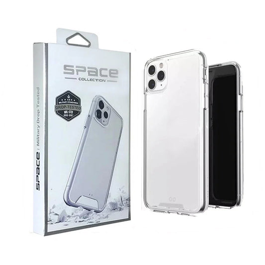 Space clear hard case for Samsung S23.