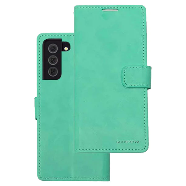 Bluemoon Wallet case for Samsung A34 Teal.