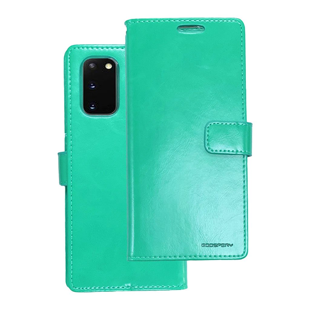 bluemoon wallet case for Samsung s21 ultra teal.