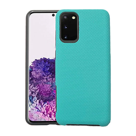 Triangle dotted hard shell case for Samsung A13 4G / A13 5G Teal.