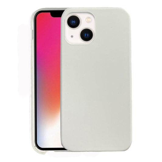 Silicone case for iPhone 15 Pro Max White.