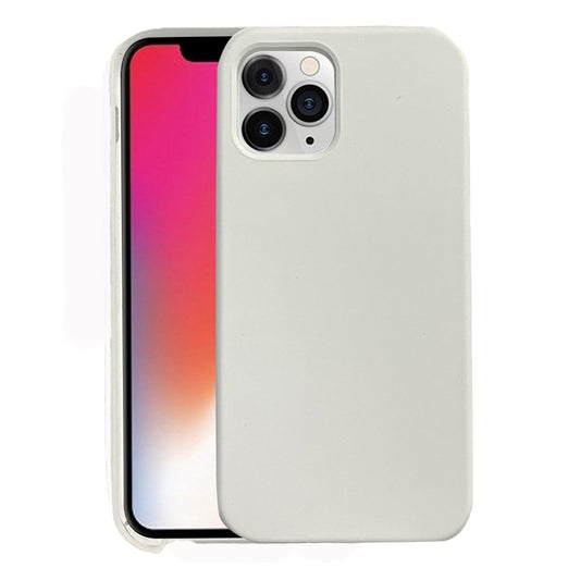 Silicone case for iPhone 14 Pro Max White.