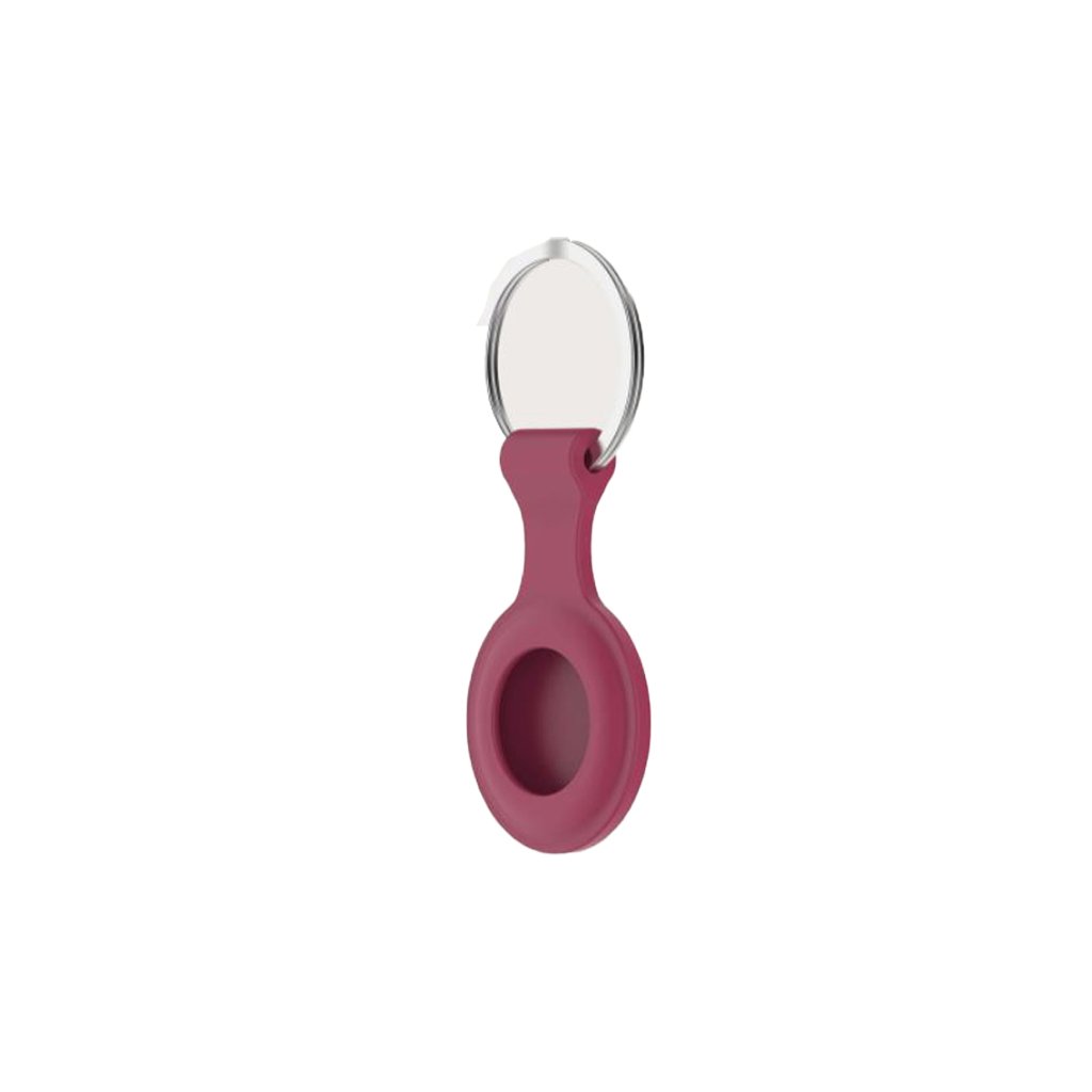 Silicone iTag in Wine Red.