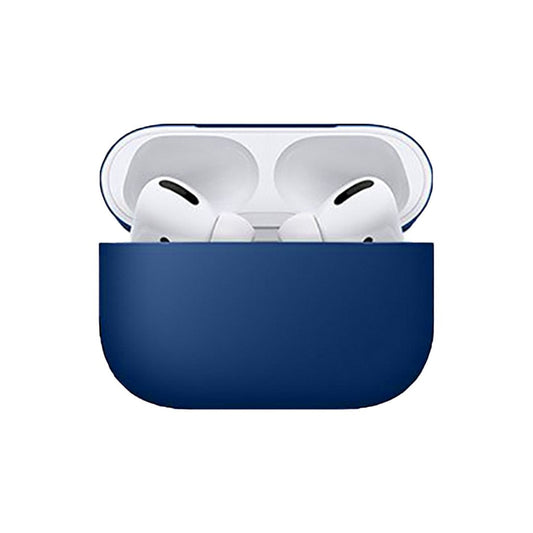 High quality silicone airpods pro case in Navy Blue