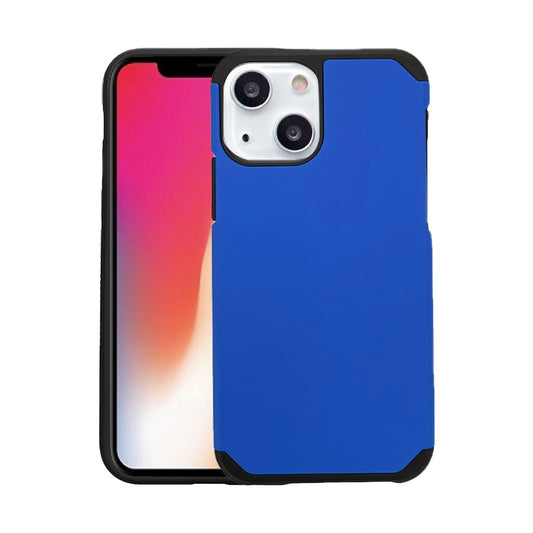 Classic slim armour case for iPhone 13 Mini blue.