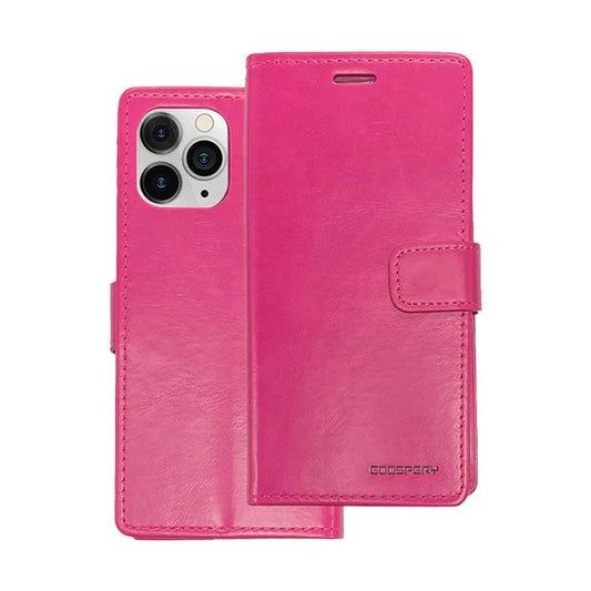Bluemoon wallet case for iPhone 14 Pro Max Pink.