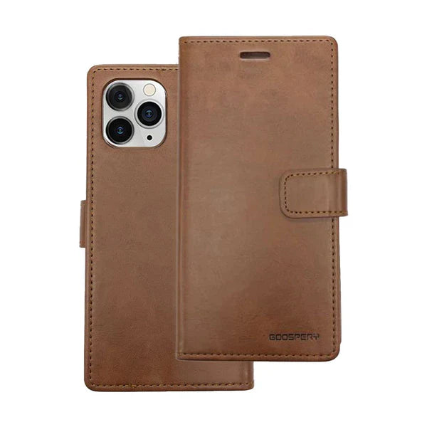 Bluemoon wallet case for iPhone 14 Pro Brown.