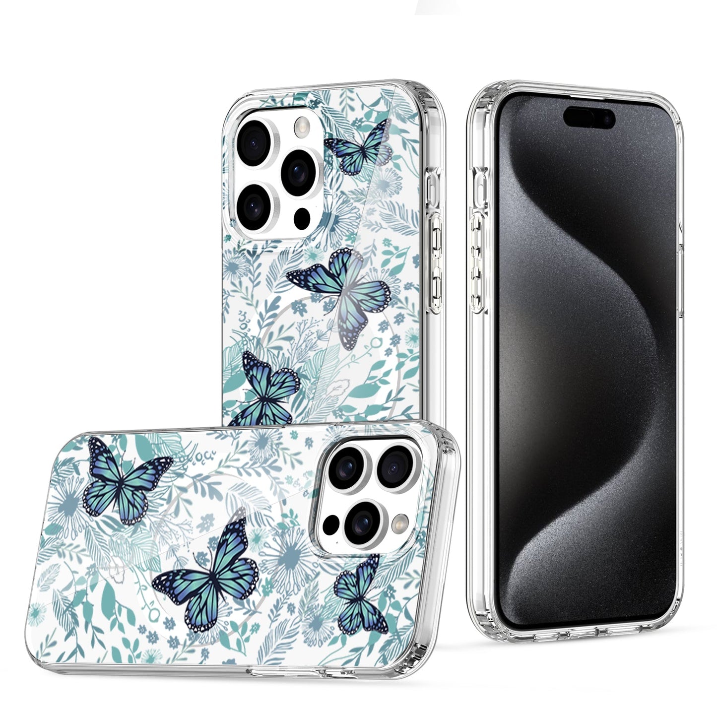 IMD Magsafe Butterfly printed case for iPhone 15