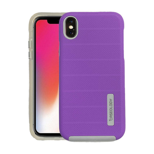 iPhone XR caseology purple case