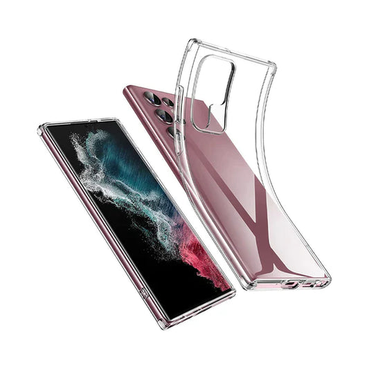 Transparent gel case for Samsung S23 Ultra 2MM.