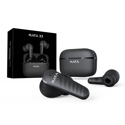 Haya X3 Headphones Black.