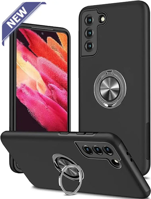 Feather touch ring case for Samsung A15  Black.