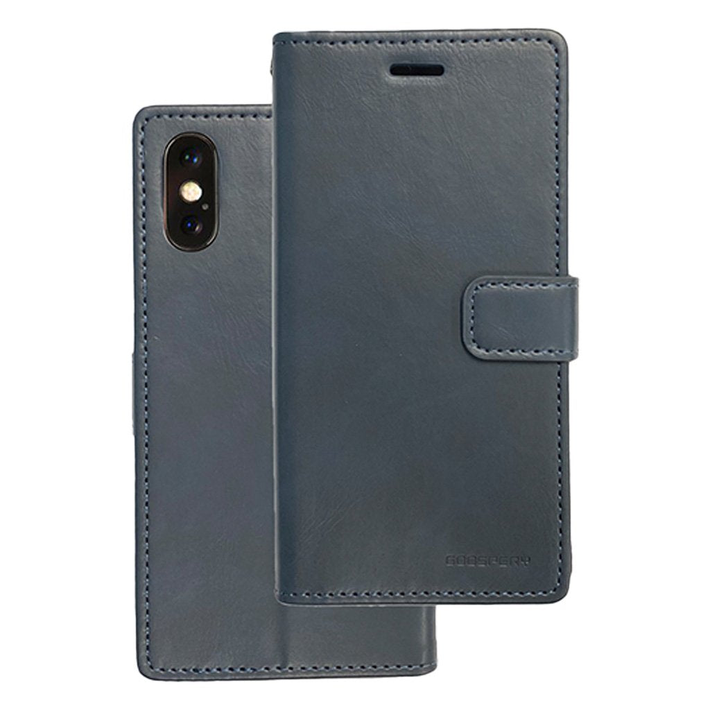 iPhone X/XS Bluemoon navy blue wallet