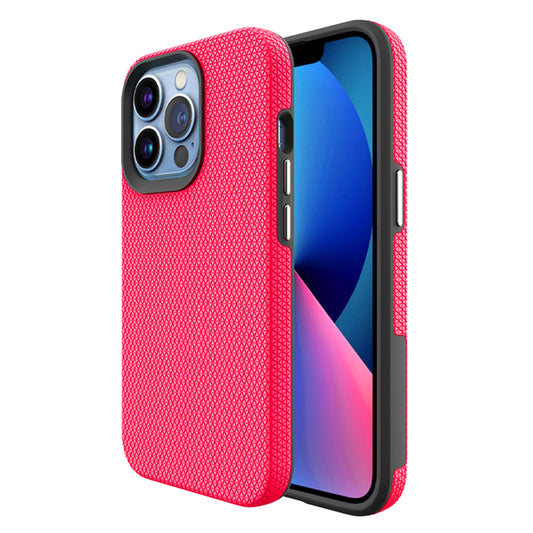 Triangle dotted case for iPhone 14 Pro Max Pink.