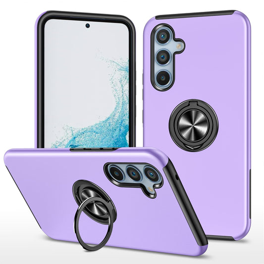 Feather touch ring case for Pixel 8 Purple.