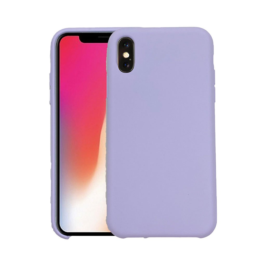 iPhone X/XS silicon in purple