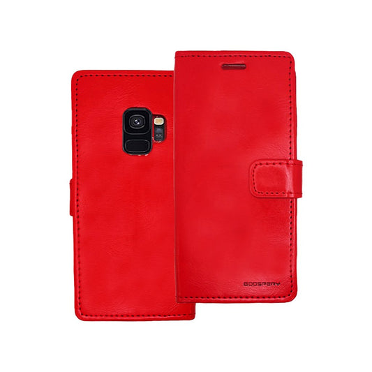 Samsung S9 Bluemoon red wallet