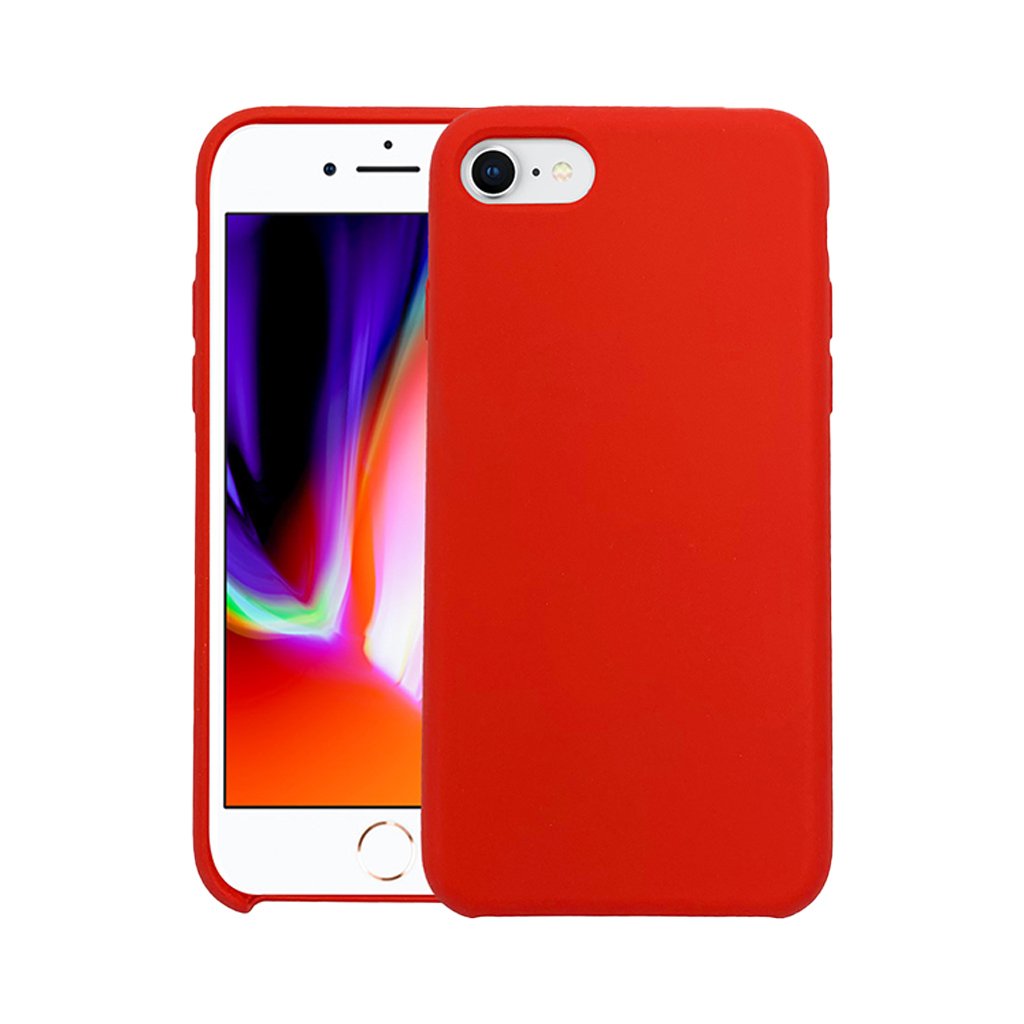 iPhone 7/8/SE 2020 silicon in red