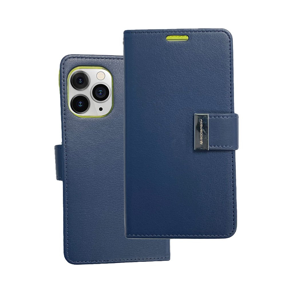 Rich diary navy blue for iPhone 12 Pro Max