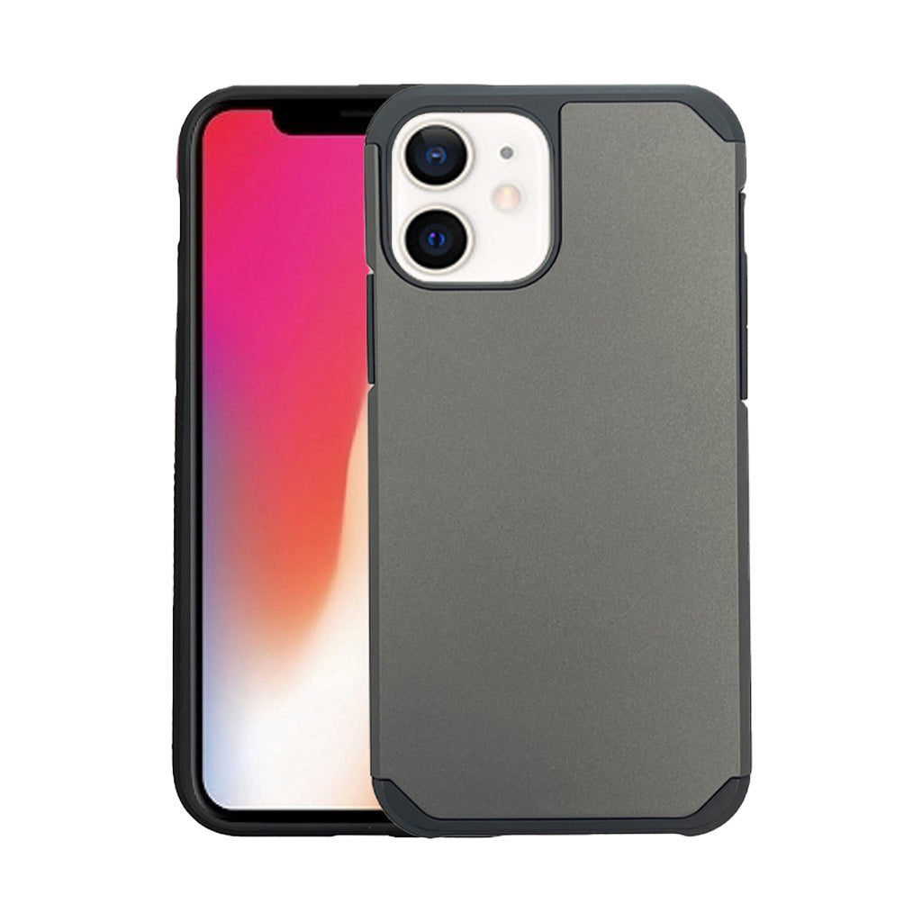 Classic slim armour case for iPhone 12 Mini grey.
