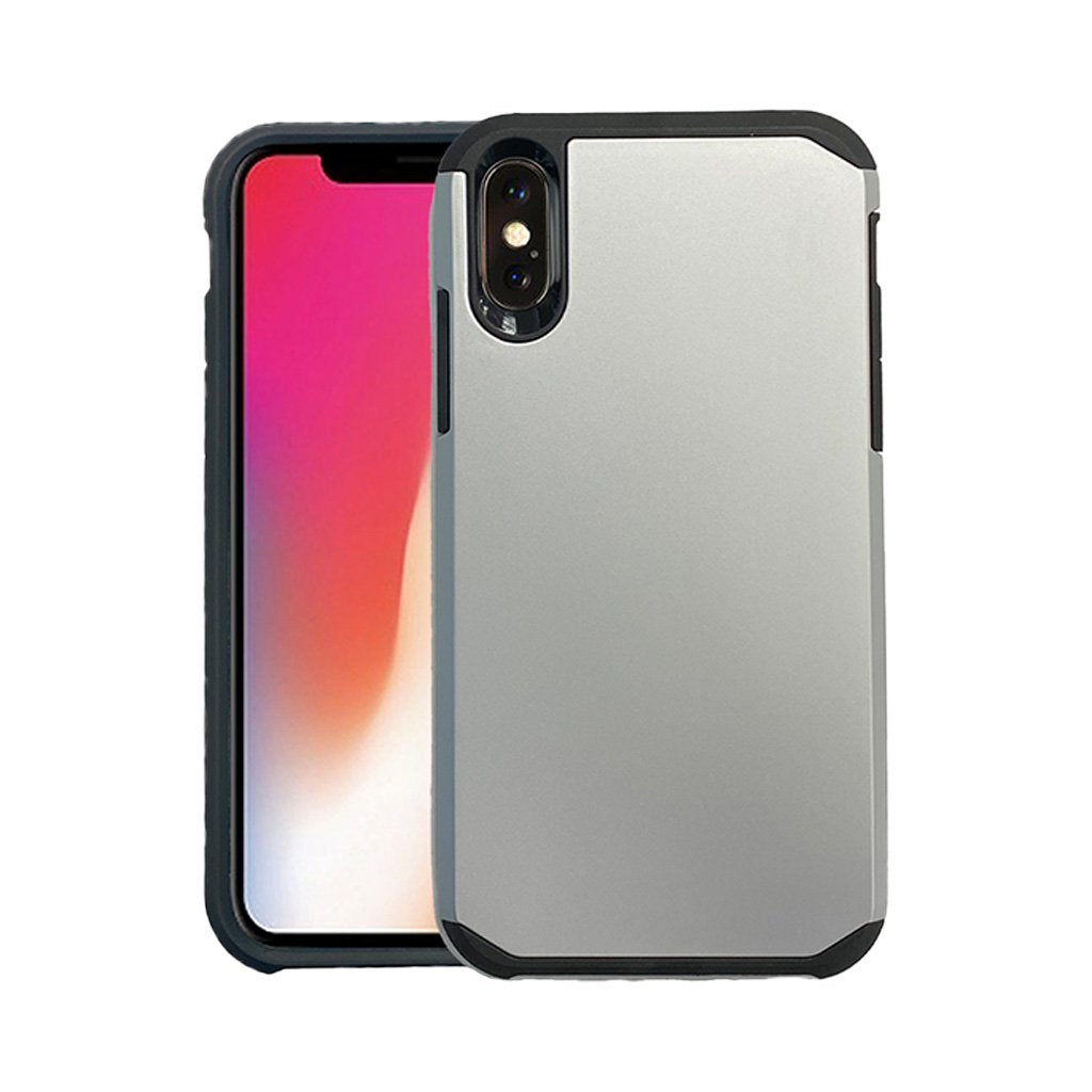 silver iPhone X/XS  slim armour