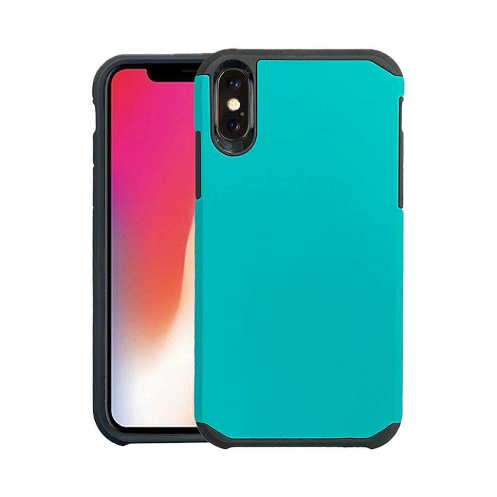 teal iPhone X/XS slim armour