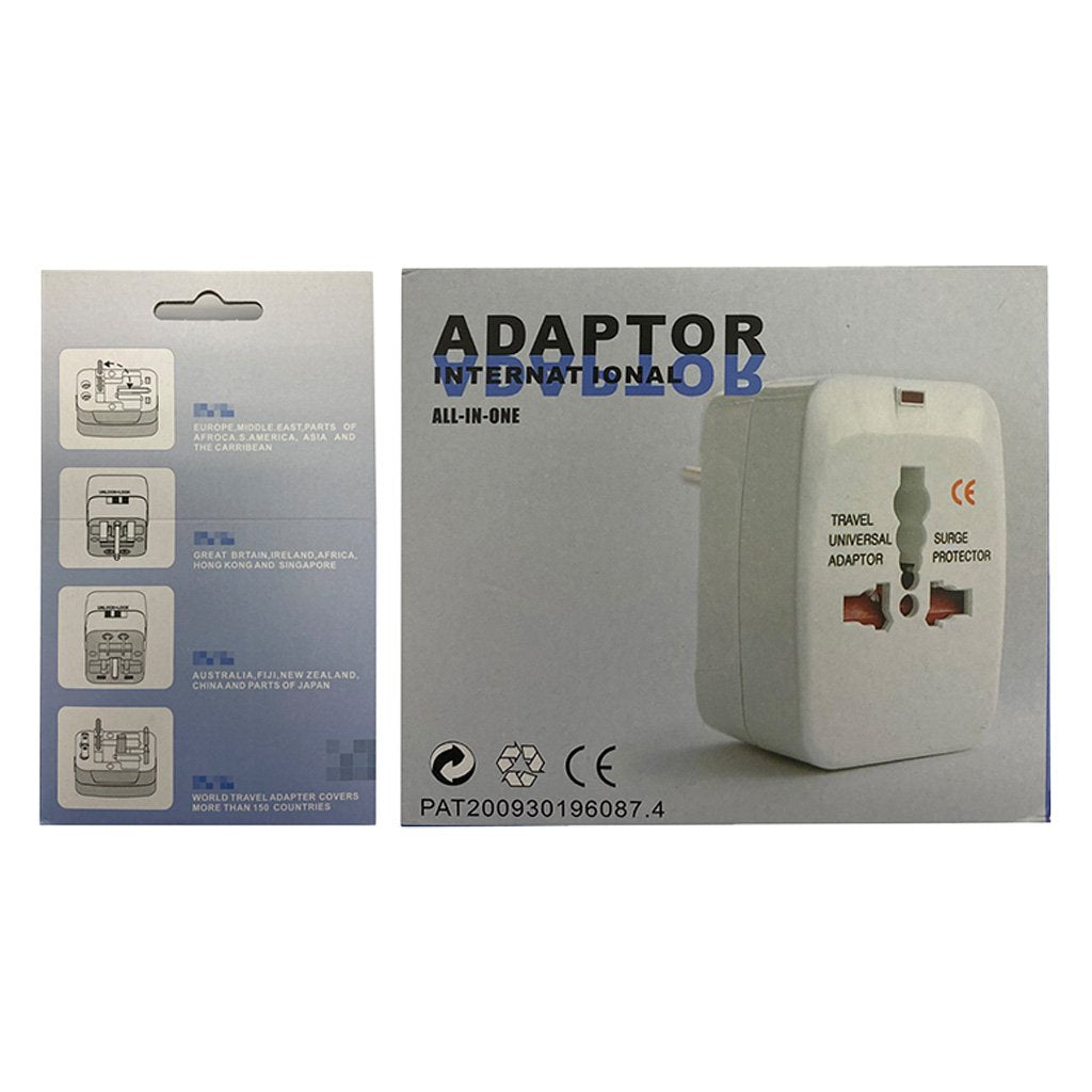 Premium quality International wall plug adapter for travel