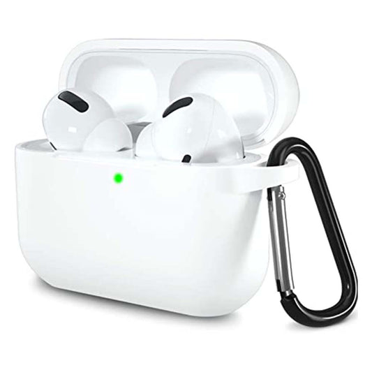 Silicone case for Airpods Pro 1st Gen / 2nd Gen White.